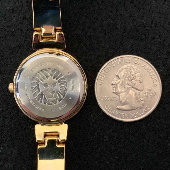 ‼️SOLD‼️ ANNE KLEIN Gold Tone Diamond Accent Watch - Picture 5 of 8